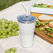 Термостакан Sapporo без логотипа, белый