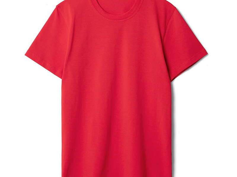 Футболка мужская T-bolka Stretch, красная (алая)