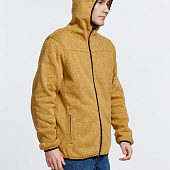 Куртка с капюшоном унисекс Gotland, горчичная