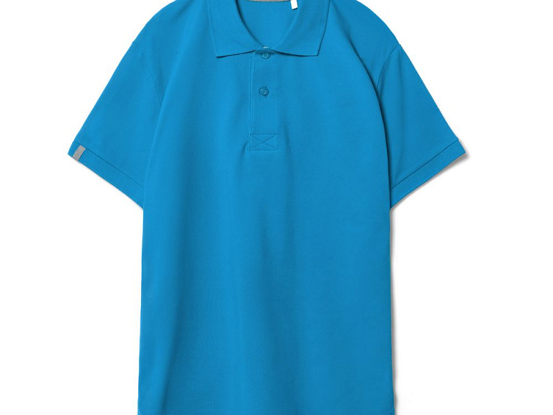 Рубашка поло мужская Virma Premium, бирюзовая