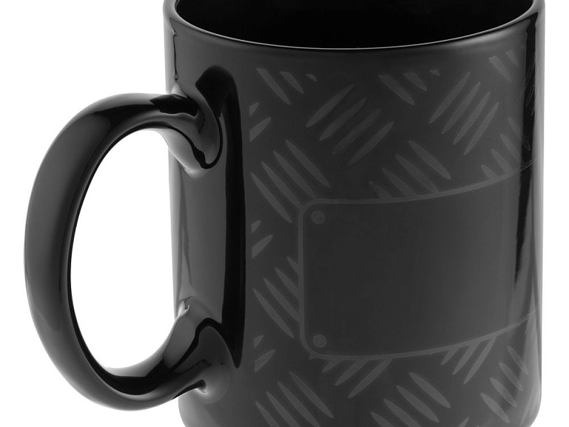 Кружка Hard Work Black, ver.2, черная