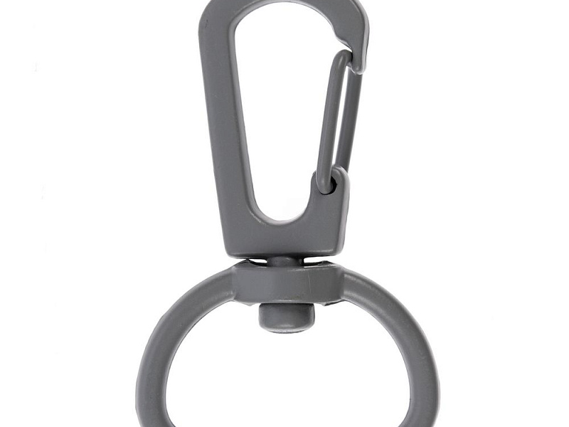 Застежка-карабин Snap Hook, M, серая