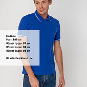 Рубашка поло Virma Stripes, ярко-синяя