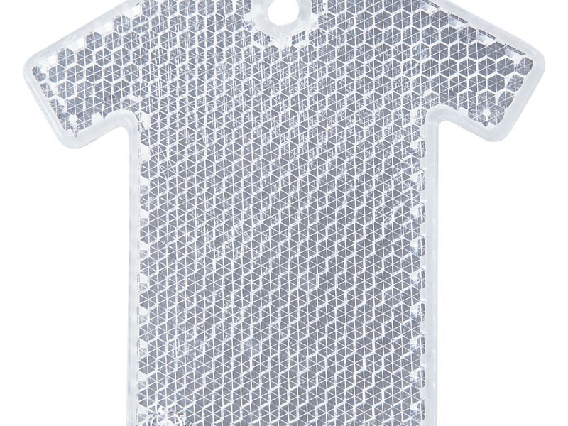 Светоотражатель «Футболка», белый