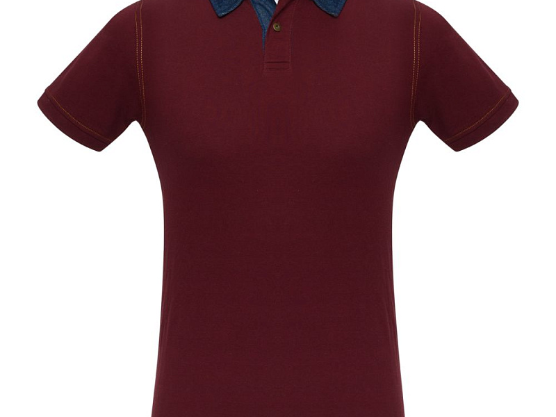 Рубашка поло мужская DNM Forward бордовая