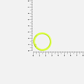 Карабин-кольцо Claus, L, желтый неон