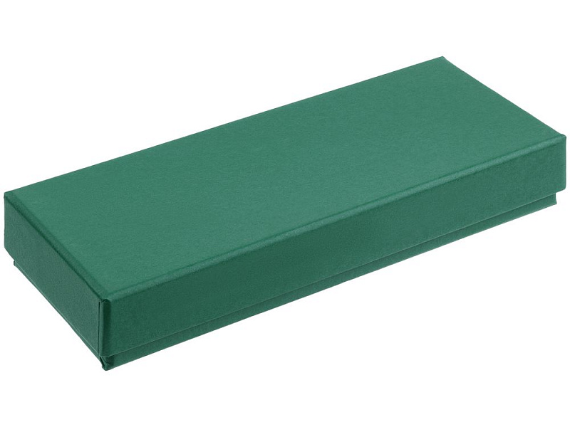 Коробка Notes с ложементом для ручки и флешки, зеленая