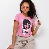 Футболка женская «Меламед. Prince», розовая