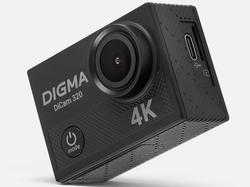 Экшн-камера Digma DiCam 320, черная