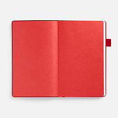 Ежедневник White Shall, недатированный, бело-красный