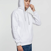 Толстовка на молнии с капюшоном Siverga Heavy, белая (белоснежная)