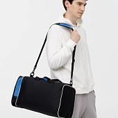 Спортивная сумка Fitnext, черная с синим