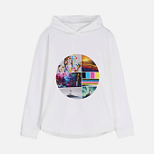 Худи унисекс Morfiss, белое