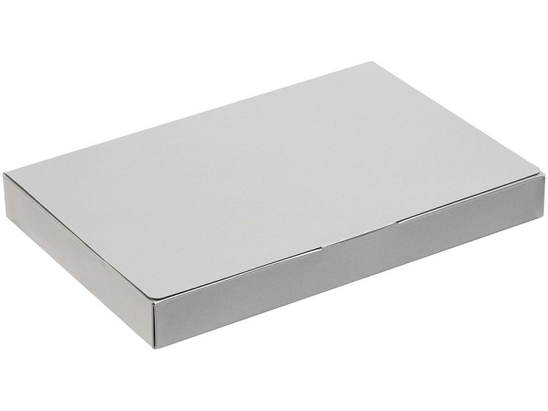 Коробка самосборная Flacky Slim, серебристая