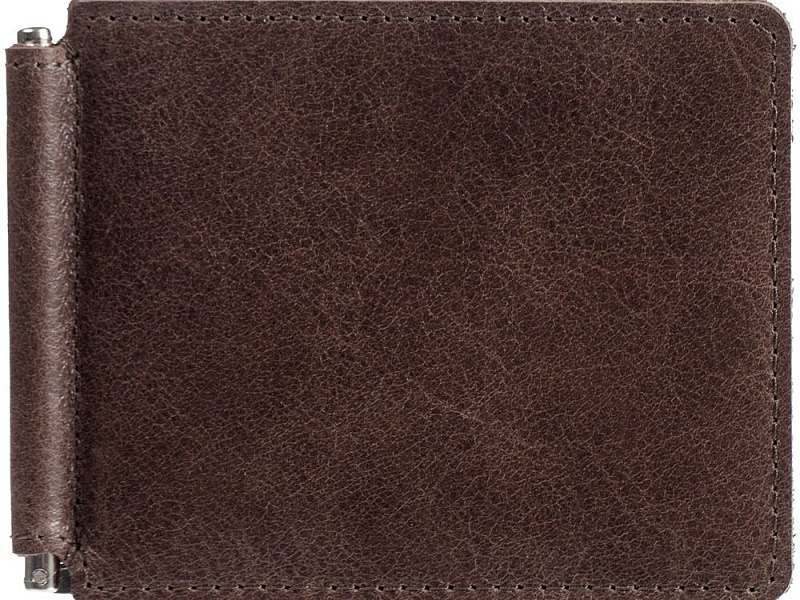 Зажим для купюр Apache, темно-коричневый