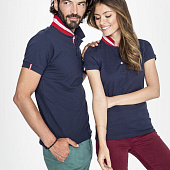 Рубашка поло Patriot Women, белая с черным