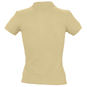 Рубашка поло женская People 210, бежевая