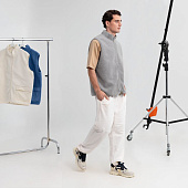 Жилет унисекс Oblako, светло-серый