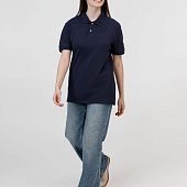 Рубашка поло унисекс Pacific, кобальт (темно-синяя)