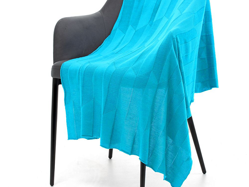 Плед Rombus, бирюзовый