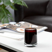 Ароматическая свеча Fragnola, грейпфрут и ветивер, бордовая