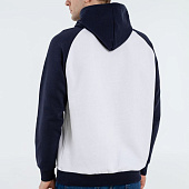 Толстовка унисекс Seattle, белая с темно-синим