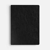 Ежедневник Doppio, недатированный, черный с красным