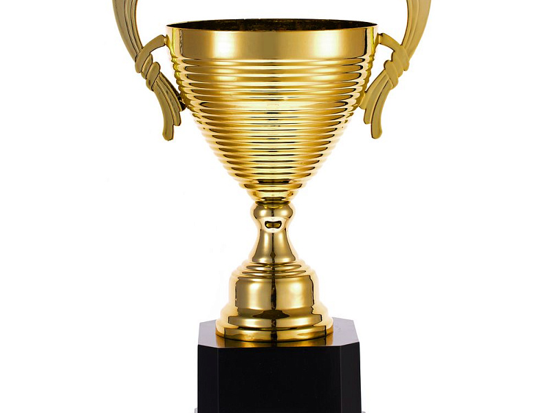 Кубок Floretta Oval, малый, золотистый