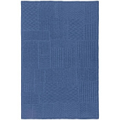 Плед Snippet, синий меланж (джинс)