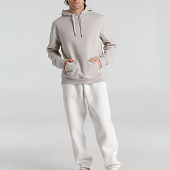 Толстовка с капюшоном унисекс King, дымчато-серая