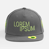 Наклейка тканевая Lunga Cor, M, желтый неон