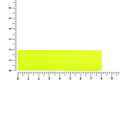 Наклейка тканевая Lunga, S, желтый неон