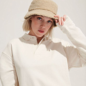 Панама Bucket двусторонняя утепленная, хаки с бежевым