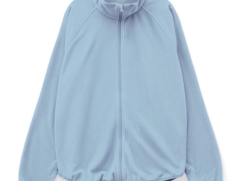 Куртка флисовая унисекс Fliska, голубая