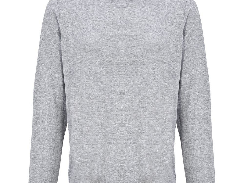 Футболка с длинным рукавом женская Monarch Women, серый меланж