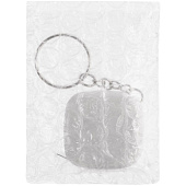 Брелок с рулеткой Metric, белый