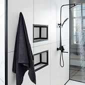 Полотенце Farbe, большое, темно-серое