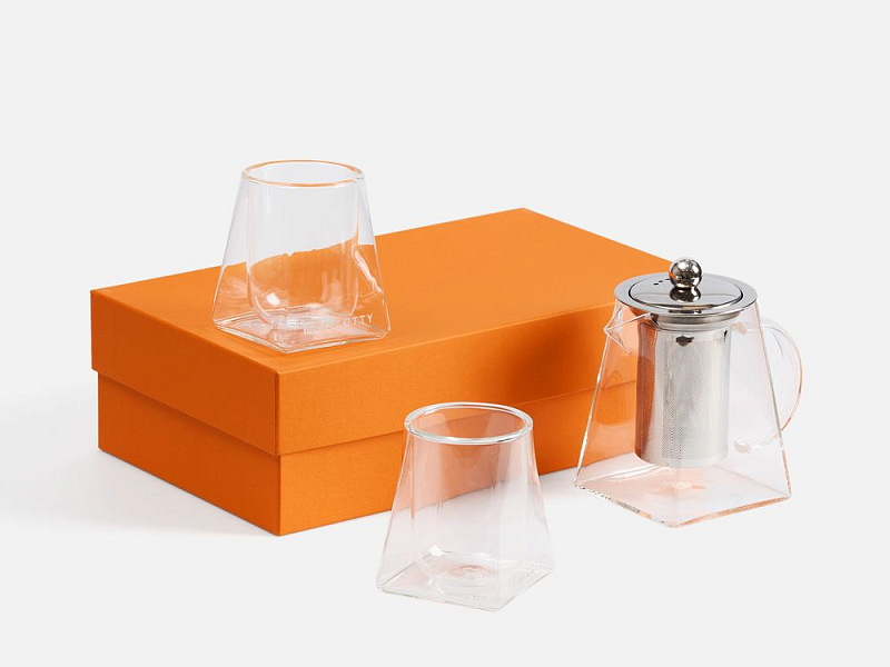 Чайный набор Quadroni в оранжевой коробке