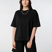 Футболка оверсайз женская Boxy Women, черная
