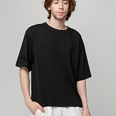 Футболка унисекс оверсайз Street Vibes, черная