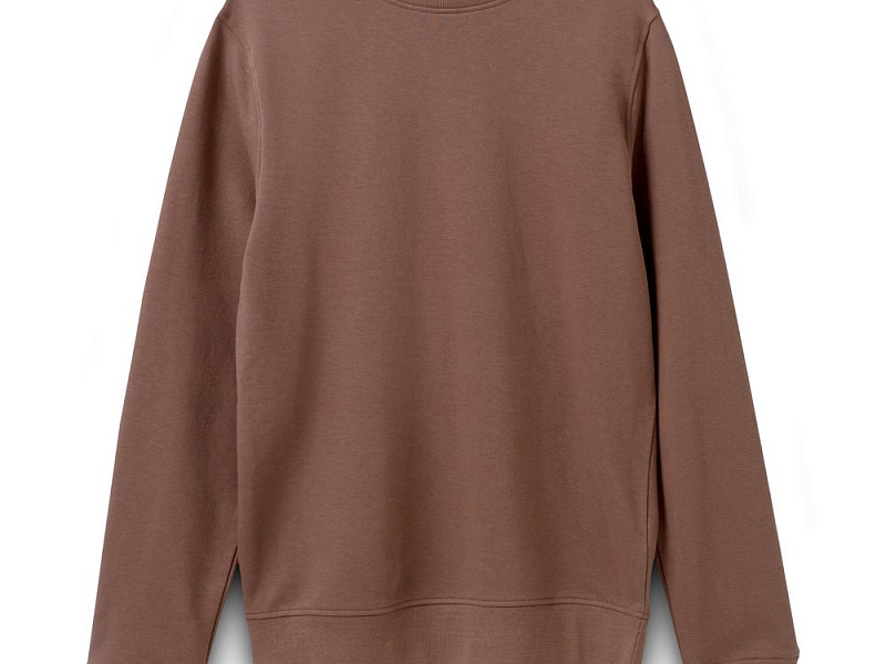 Свитшот унисекс BNC Inspire (Organic), коричневый (мокко)