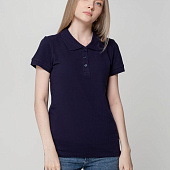 Рубашка поло женская Virma Lady, темно-синяя