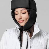 Шапка-ушанка Shelter, черная