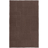 Плед Snippet, коричневый меланж