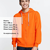 Толстовка на молнии с капюшоном Siverga, оранжевая