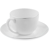 Набор на 2 персоны Select, белый с серебристой отводкой