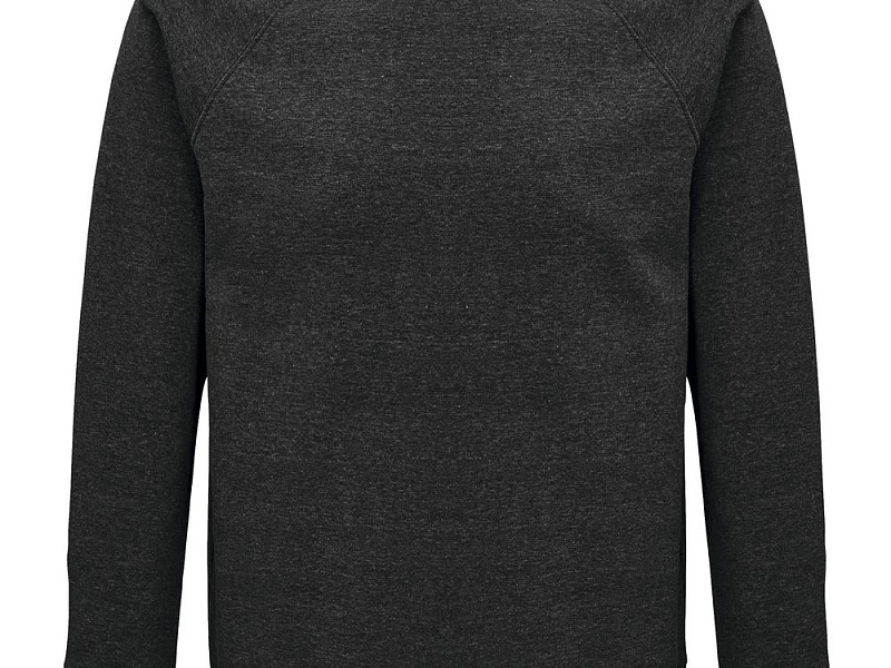 Свитшот унисекс Space, черный меланж