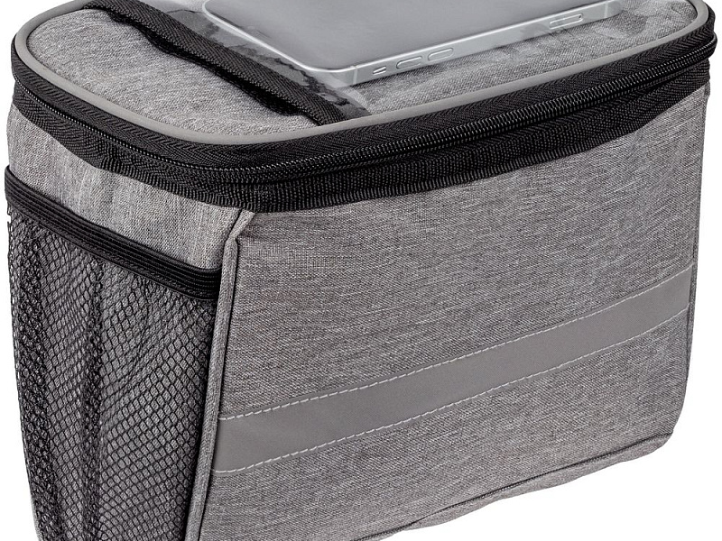 Термосумка для велосипеда Cool Bike, серая