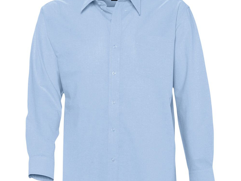 Рубашка мужская с длинным рукавом Boston, голубая