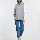 Жилет с капюшоном унисекс Gotland, серый